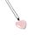 Pendentif gemme Cœur avec 6 pierres interchangeables 