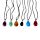 Pendentif gemme Larme 