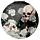 Miroir Skulls and Roses - Crâne