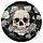 Miroir Skulls and Roses - Crâne