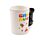 Mug à Anse Décorée Game Over - Imprimé Jeu Vidéo Pixellisé