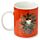 Mug en Porcelaine Kim Haskins - Chat dans Pot à Plante Rouge