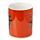 Mug en Porcelaine Kim Haskins - Chat dans Pot à Plante Rouge