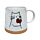 Mug en grès - Chat avec Cœur 
