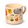 Ensemble Mug Porcelaine & Dessous de Tasse - Autumn Harvest 