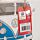Sac de Courses Volkswagen - Van Bus Combi VW T1 Rouge