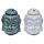 Brûleur A Huile Verni Craquelé Tête De Buddha Thaï