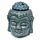 Brûleur A Huile Verni Craquelé Tête De Buddha Thaï