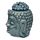 Brûleur A Huile Verni Craquelé Tête De Buddha Thaï