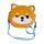 Sac Peluché à bandoulière - Shuggs le Shiba Inu Adoramals 