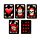 Jeu de Cartes Traditionnel Skulls and Roses - Crâne