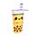 Trousse en tissu étirable - Foodiemals Boba le Bubble Tea 