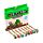 Lot de 8 Stylos Effaçables Embout silicone - Outils Minecraft