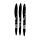 Lot de 3 Stylos en plastique recyclé (RABS) - Gothica 