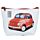 Porte-monnaie PVC Fiat 500 - Voiture Rétro