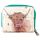 Porte-monnaie à Fermeture Eclair Jan Pashley Highland Coo Cow - Vache