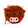 Porte-Monnaie peluché - Highland Coo Cow