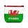 Porte-Monnaie PVC - Dragon Welsh Wales (Cymru) Souvenir
