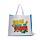 Sac de Courses en Plastique Recyclé - Volkswagen VW T1 Camper Bus Waves are Calling