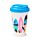 Mug de Voyage 400ml en Plastique Recyclé Rpet Volkswagen - Van Bus Combi VW T1 The Waves are Calling