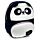 Sac-à-dos Peluché Adoramals - Panda (Susu)