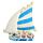 Figurine Seaside Souvenir - Bateau à Voile Bord de Mer