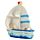 Figurine Seaside Souvenir - Bateau à Voile Bord de Mer