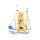 Bateau à voile avec Etoile bleue - Souvenir Seaside Bord de Mer 