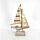 Bateau à voile avec LED et Coquillages - Souvenir Seaside Bord de Mer 