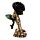 Figurine de Décoration - Main de Squelette et Rose Noire
