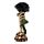 Figurine de Décoration - Main de Squelette et Rose Noire