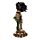 Figurine de Décoration - Main de Squelette et Rose Noire