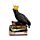 Corbeau Couronné assis un Livre