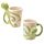 Mug en ceramique avec anse decoree Pieuvre par Lisa Parker 