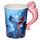 Mug en céramique avec anse decoree Hippocampe par Lisa Parker