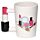 Mug à anse en forme de rouge à lèvres