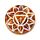 Porte-encens Stéatite - Cercle gravé Chakra 
