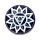 Porte-encens Stéatite - Cercle gravé Chakra 