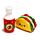 Ensemble Salière & Poivrière en céramique - Frida le Taco & Sauce Epicée Foodiemals 