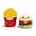 Ensemble Salière & Poivrière en céramique - Hammy le Burger & Frites Foodiemals 