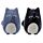 Ensemble Salière & Poivrière Feline Fine - Chat Noir & Gris