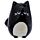 Ensemble Salière & Poivrière Feline Fine - Chat Noir & Gris