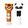 Bâton de colle Tigre sauvage & Panda - Adoramals 