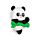 Gomme dans sa Mini Boîte - Panda