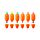Lot de 6 Surligneurs Inkredible - Carotte