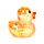 Squeezy Jouet anti-stress Canard Pailleté en Maltose 