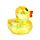 Squeezy Jouet anti-stress Canard Pailleté en Maltose 
