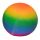 Balle à Presser Anti-stress Rainbow - Arc-en-ciel 7cm