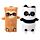 Switchlys Adoramals Panda/Panda roux - Koala/Paresseux