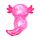 Jouet à Presser Axolotl à paillettes 